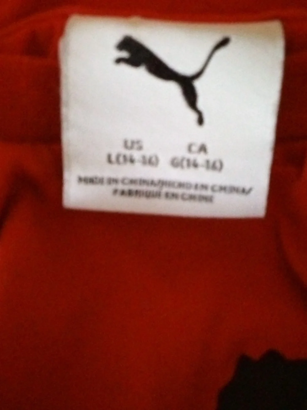 Puma Red and Black Athletic Tee with Matching Shorts And Hat - Picture 5 of 6